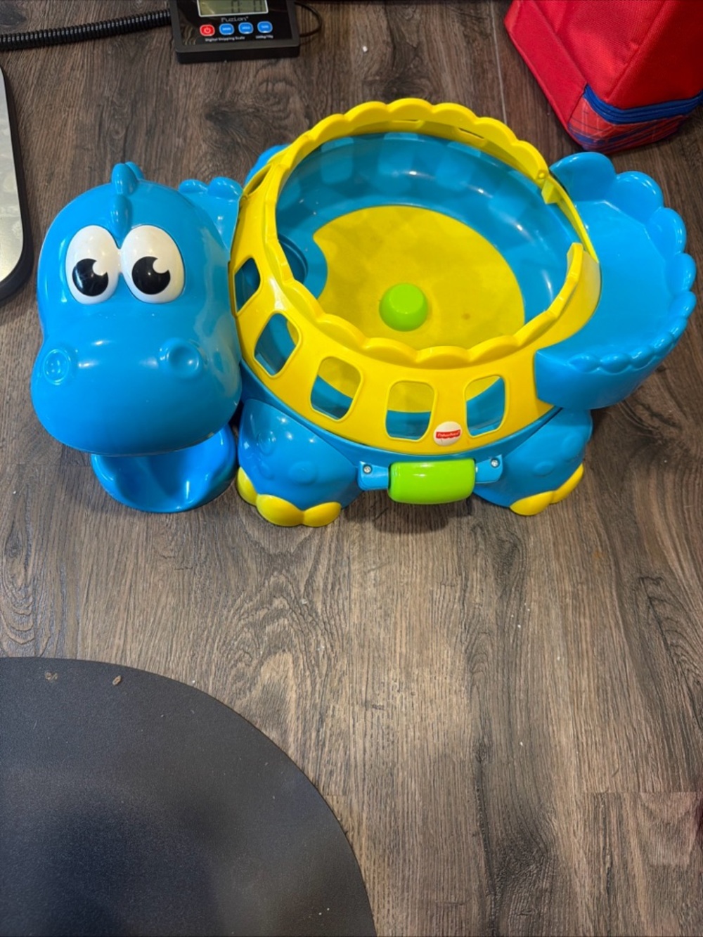 Fisher-Price Blue & Yellow Hippo Toy